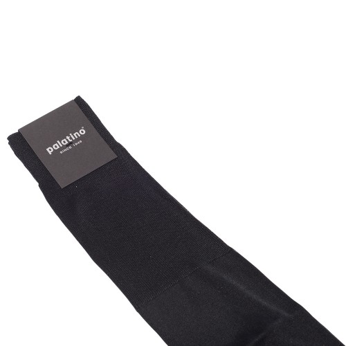 chinese dress ladies Florsheim Bamboo Flat Crew Dress Socks, Black / XL main image 0