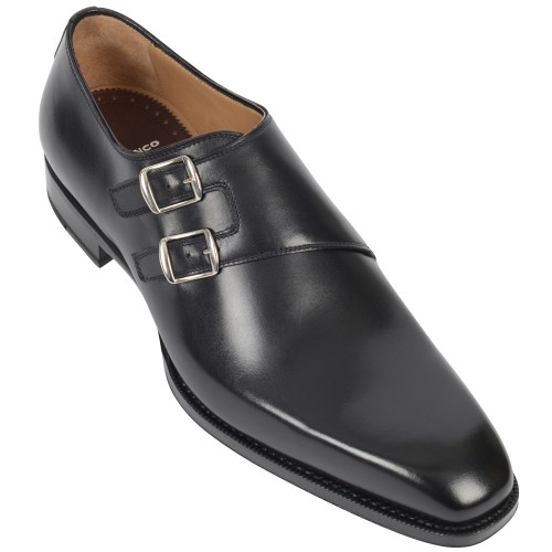 DI BIANCO Leather Double Monkstrap