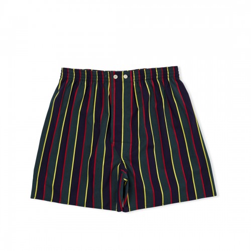 Derek Rose Regimental Ash Boxer Shorts