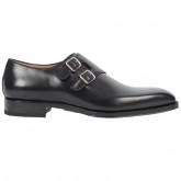DI BIANCO Leather Double Monkstrap