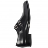 DI BIANCO Leather Double Monkstrap