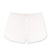 Derek Rose Modern Fit Savoy White Cotton Boxer Shorts